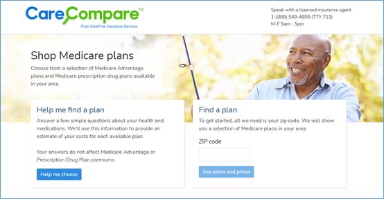 Medicare Plan Search and Health Condition Site Image